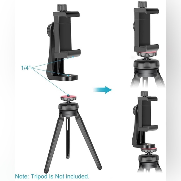 Neewer Smartphone Clip Holder Vertical Bracket Adapter - NWT - Picture 3 of 8